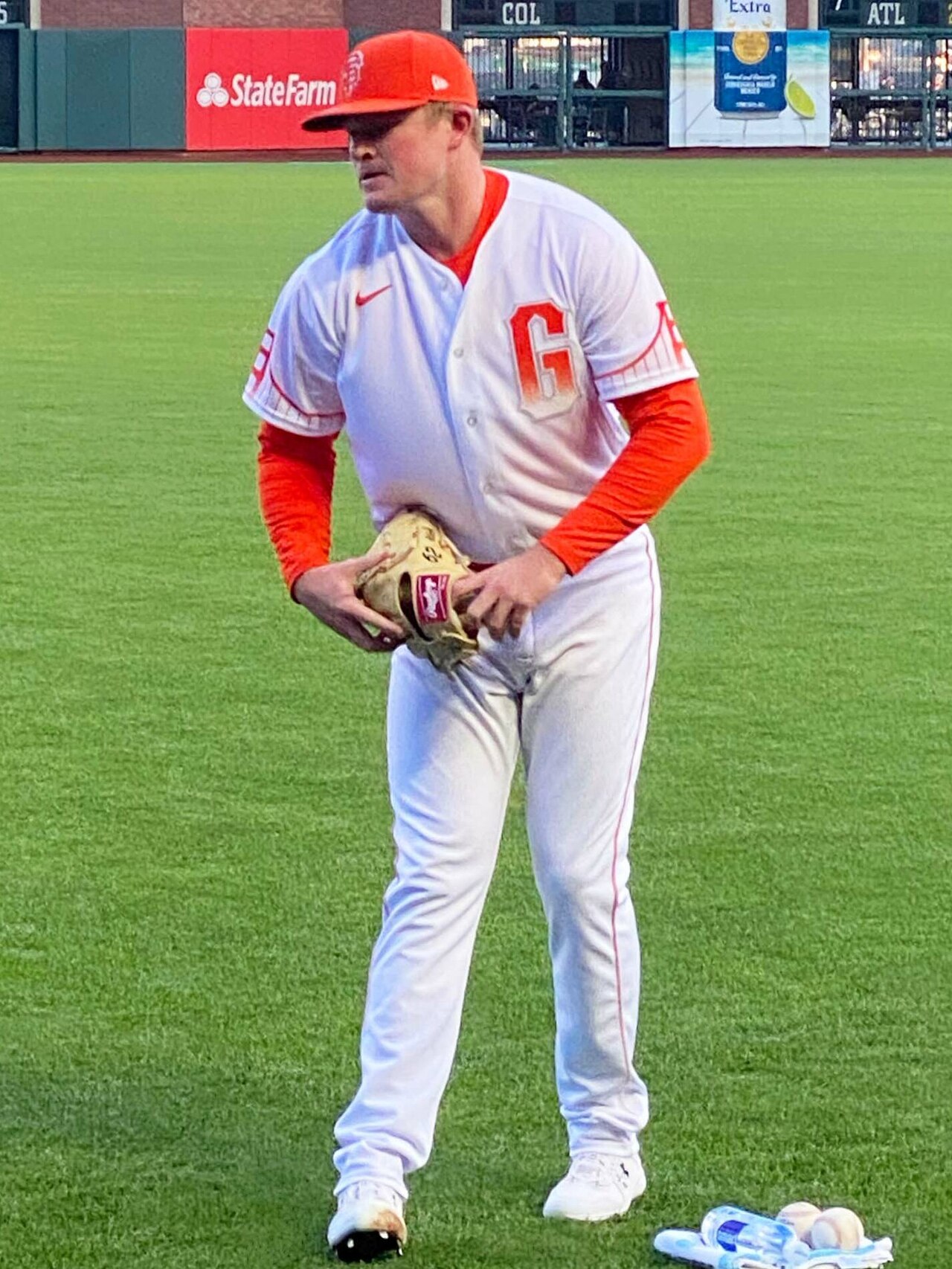 San Francisco Giants right-hander Logan Webb finishing his delivery, the starter behind the three-unit Giants first-five moneyline on the July 24 2026 MLB board