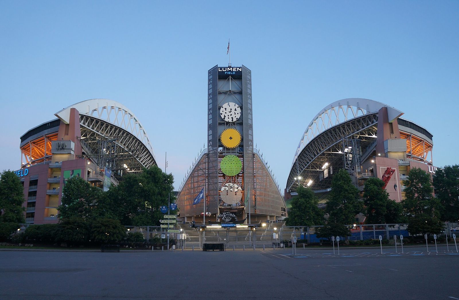 Lumen Field in Seattle, host of the 2026 NFL season opener between the Super Bowl LX participants