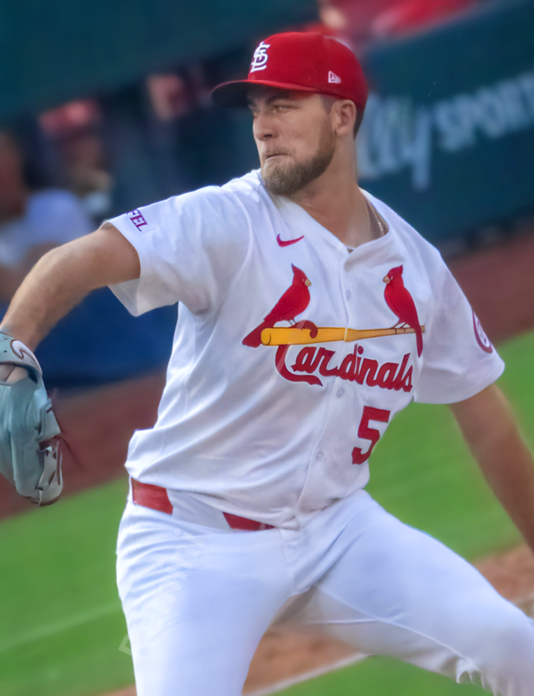 St. Louis Cardinals starting pitcher Matthew Liberatore, who starts against the Chicago Cubs on July 27 2026